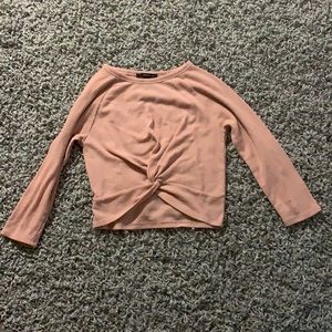 Light pink crop top